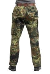 BW Cargo Pants, Flecktarn, New. Mode size: 182cm/80cm, wearing size 04 pants.