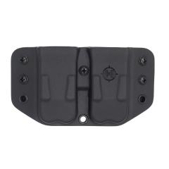 C&G Holsters OWB Covert Kydex Double Flat Magazine Holder. Adjustable retention.