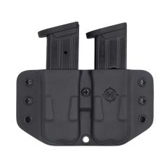 C&G Holsters OWB Covert Kydex Double Flat Magazine Holder.