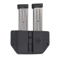 C&G Holsters OWB Covert Kydex Double Flat Magazine Holder.