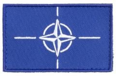 Särmä TST NATO Flag Patch, 77 x 47 mm. Full colors.