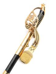 Navy Officer's Sword with Portepee, Very Good Condition.