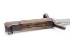 M 28 Bayonet with Sheath, Polished Blade, Average-Good Condition.