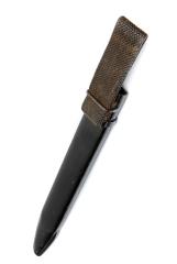 M.1940 Tokarev Bayonet with Sheath and Frog, Polished Handle, Good Condition.