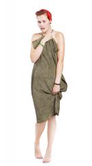 Mil-Tec microfibre towel with carrying bag, olive drab.