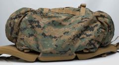 USMC ILBE Rucksack, MARPAT, Surplus. Emblazoned with Marpat with Coyote Brown details.