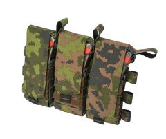 Särmä TST 3X Rifle Mag Placard. A plate carrier placard that has three Särmä TST Rifle Magazine Pouches.