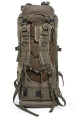 Austrian Bundesheer KAZ 03 Rucksack, Surplus. The hip belt of the system is the Austrian battle belt with a quick release. The hip belt is not included. Note! The latest batch is also missing the sternum straps.