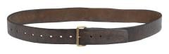 Swedish Trouser Belt, Leather, Surplus. The belts are used but still perfectly serviceable. The color, width, and thickness can vary to some extent.