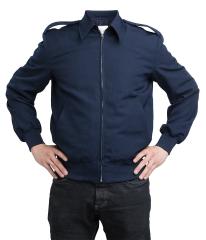 British RAF Bomber Jacket w.o. liner, Surplus. Model length 181 cm, chest size 96 cm. Jacket size: 96 Regular.