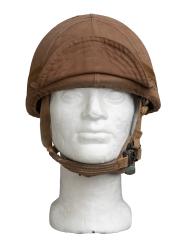 SADF Parabat Composite Helmet, Surplus. Apparently no one ever used the helmet cover's visor, so it is just kept upward like this.