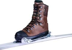 Kuusamo Nordigrip Trek Ski Binding. Attached to Haix Tapio hiking boots.