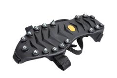 Icer's Anti-Skid Safety Soles. Tough Vibram rubber sole with 17 replaceable studs.