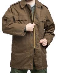 Czech M85 Parka, Without Accessories, Surplus. Comes with a zipper and button closure.