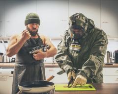 Czechoslovakian OPCH 70 Rubber NBC Coverall, Surplus. Suitable for cooking.