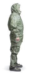 Czechoslovakian OPCH 70 Rubber NBC Coverall, Surplus. He is looking eastward.