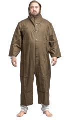 Czechoslovakian OPCH 70 Rubber NBC Coverall, Surplus. A comfortable mid layer coverall included.