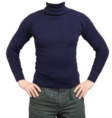 Italian Navy Turtleneck Sweater, Surplus. 