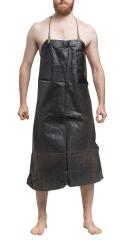 Belgian Butchers Apron, PVC, Black