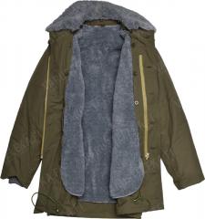 Czech parka with liner, olive green, surplus. Just look at that warm embrace the parka is gonna give you.