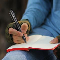 Fenix T6 Tactical Penlight. Unlike in this picture, the model we sell is the black & blue one seen in the main picture.