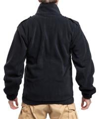 Dutch Fleece Jacket, Black, Surplus. Model height 182cm, chest 95cm. Wearing size 8000/8090.