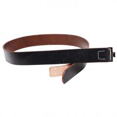 Wehrmacht fake leather belt w/o buckle, black, reproduction Wehrmacht fake leather belt w/o buckle, black, reproduction