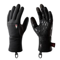 The Heat Company Merino Liner Pro Gloves. Elastic to ensure a snug fit.