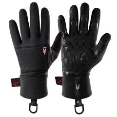 The Heat Company Merino Liner Pro Gloves. Silicone print on the palm for non-slip grip.