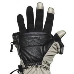 The Heat Company Heat 3 Smart Winter Gloves. Three fingers of the integrated liner are tourch screen friendly. The manufacture offers these in several colors but we only have the black at least in the beginning.