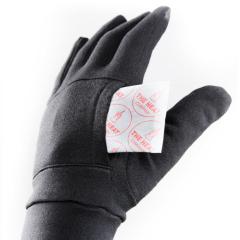 The Heat Company Handwarmer. The manufacturer has gloves which include a pouch for the warmer.