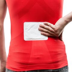 The Heat Company Bodywarmer. Attaches to your base layer. Do not apply on directly on skin.