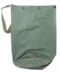 Dutch duffel bag, olive drab, surplus.