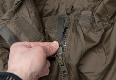 Carinthia IA Down Sleeping Bag. Zipper pull also on the inside