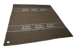 BW Wool Blanket, Surplus, Unissued. Large enough as an eccentric picnic blanket.
