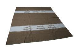 BW Wool Blanket, Surplus, Unissued. Large enough as an eccentric picnic blanket.