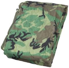 US Woobie Poncho Liner, Woodland, Surplus, Unissued