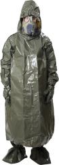 Czech nuclear protective poncho, with hood and "boots", surplus.
