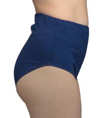 Dutch Eccentric Unisex Swim Pants, Blue, Surplus. Ol' time high waist.