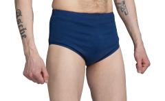 Dutch Eccentric Unisex Swim Pants, Blue, Surplus. 