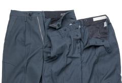 Swedish M60 Service Pants, Surplus. A zipper or buttons.