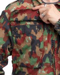 Swiss M83 Field Jacket, Alpenflage, Surplus.