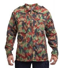 Swiss M83 Field Jacket, Alpenflage, Surplus