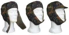 BW field cap, cold weather, Flecktarn, surplus.
