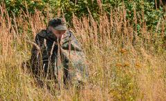 BW field cap, Flecktarn, surplus.
