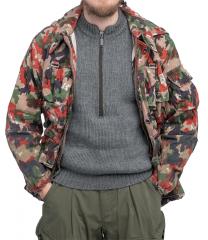 Swiss super field jacket M70, Alpenflage, surplus.