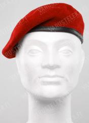 BW beret, red, surplus.