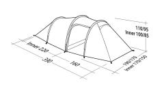Robens Pioneer 3EX Tunnel Tent.