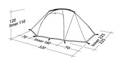 Robens Lodge 3 Dome Tent.