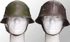 Bulgarian M36 steel helmet, surplus.